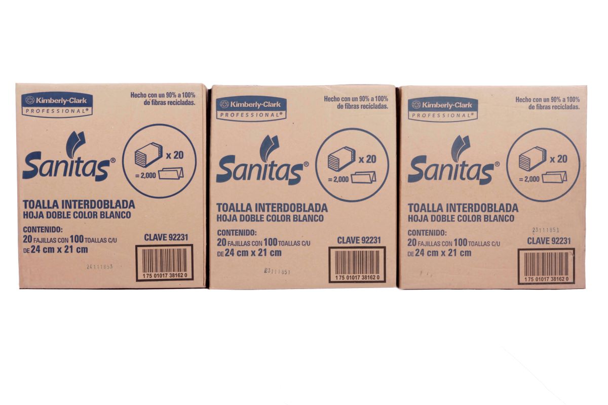Toalla Sanitas Interdoblada