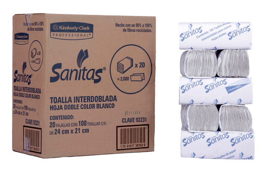 Toalla Sanitas Interdoblada